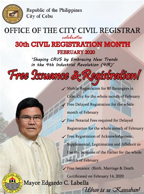 cebu city civil registrar|Facebook.